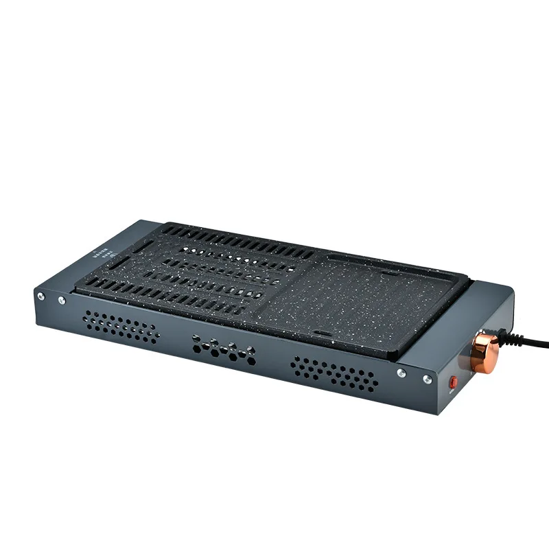 Zogifts Household Electric Multifunctional Indoor Skewer Machine Smokeless Grill Rack Barbecue Utensils