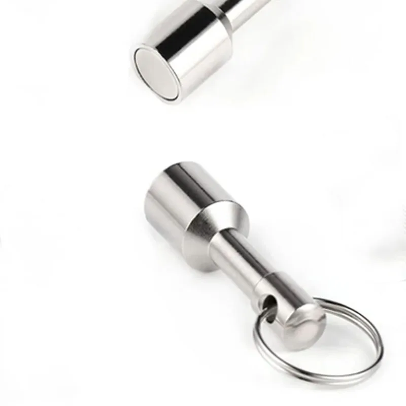 Neodymium Pocket Keychain Magnets for Testing Brass with Strong Magnetic Rare Earth , Test Magnet Hanging Keys Holder