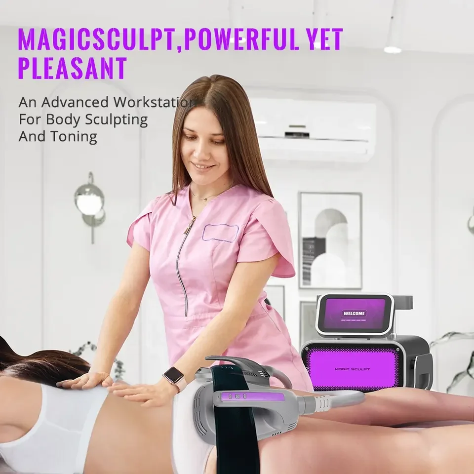 Hot Sale EMSlim Build Stimulation Slimming Skin Tightening Butt Lift Body Sculpting Massage Machine RF