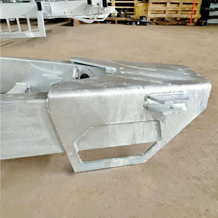 Galvanized 20FT 40FT Container Chassis Trailer Off Road Camper Trailers Frame with Australian Standard