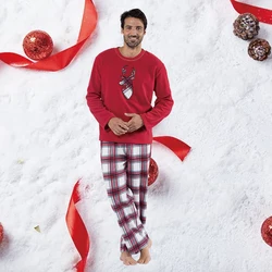 Рождественская Пижама 2021, сочетающаяся семейная Пижама, одежда из двух предметов, зимние Семейные сочетающиеся наряды