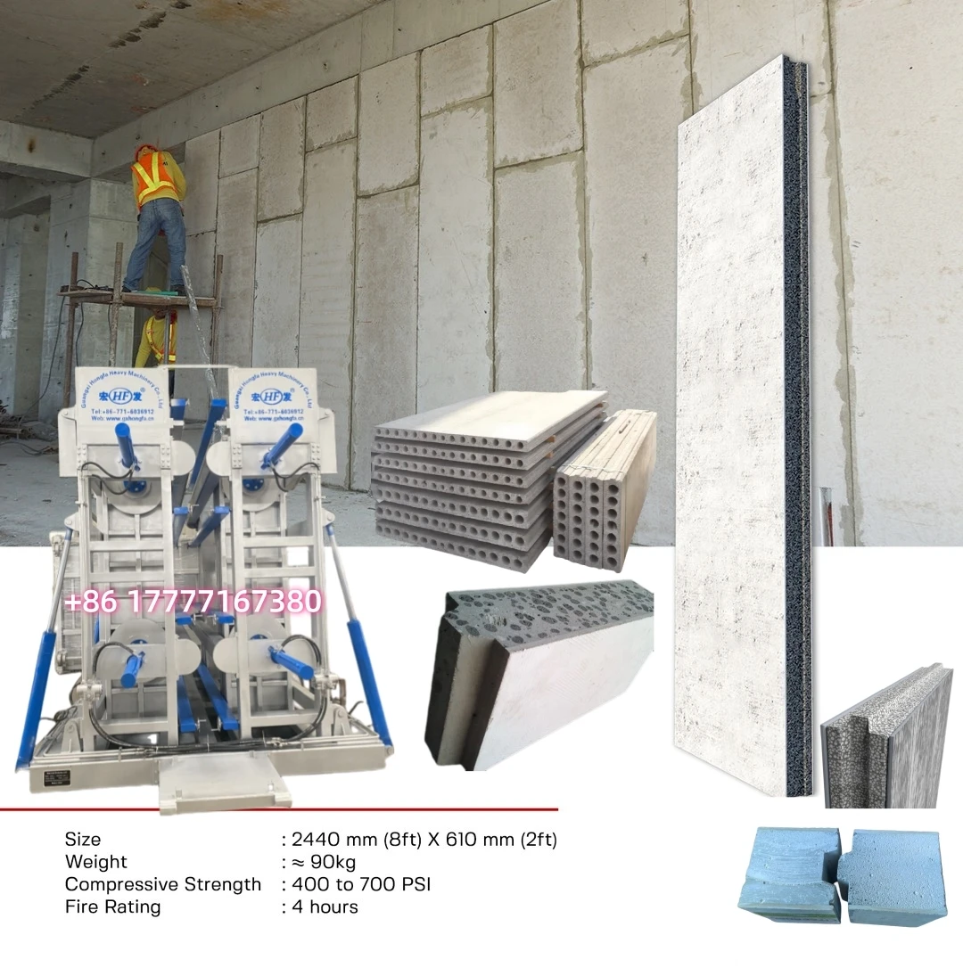maquina de eps sandwich panel wall machine thermal precast concrete wall panel machine polyurethane wall panel forming machine