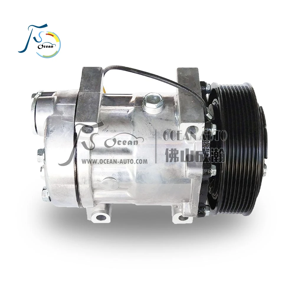 7H15 24V AC Compressor For Volvo Construction Various Models Truck Volvo FH12 FM12 Air Compressor CO0193