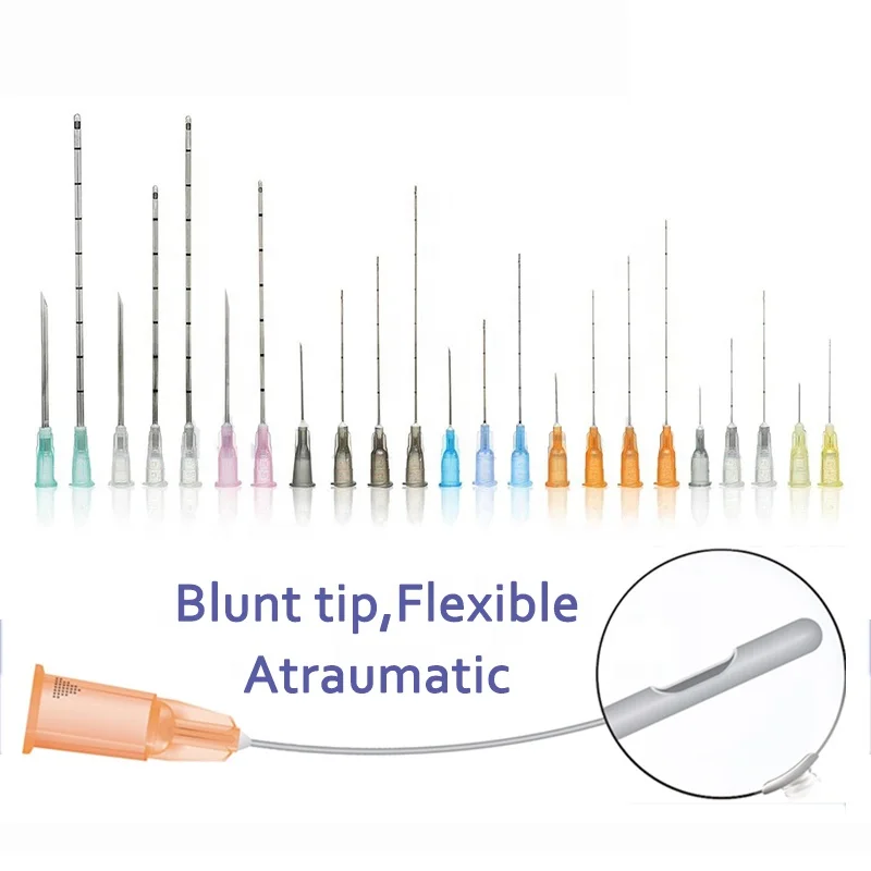 Медицинские расходные микро-канюли для эстетических инъекций