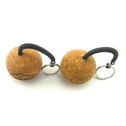 Hot sale soft neoprene round ball buoy floating keychain floating cork wood rectangle monkey keychain floating keychains foam