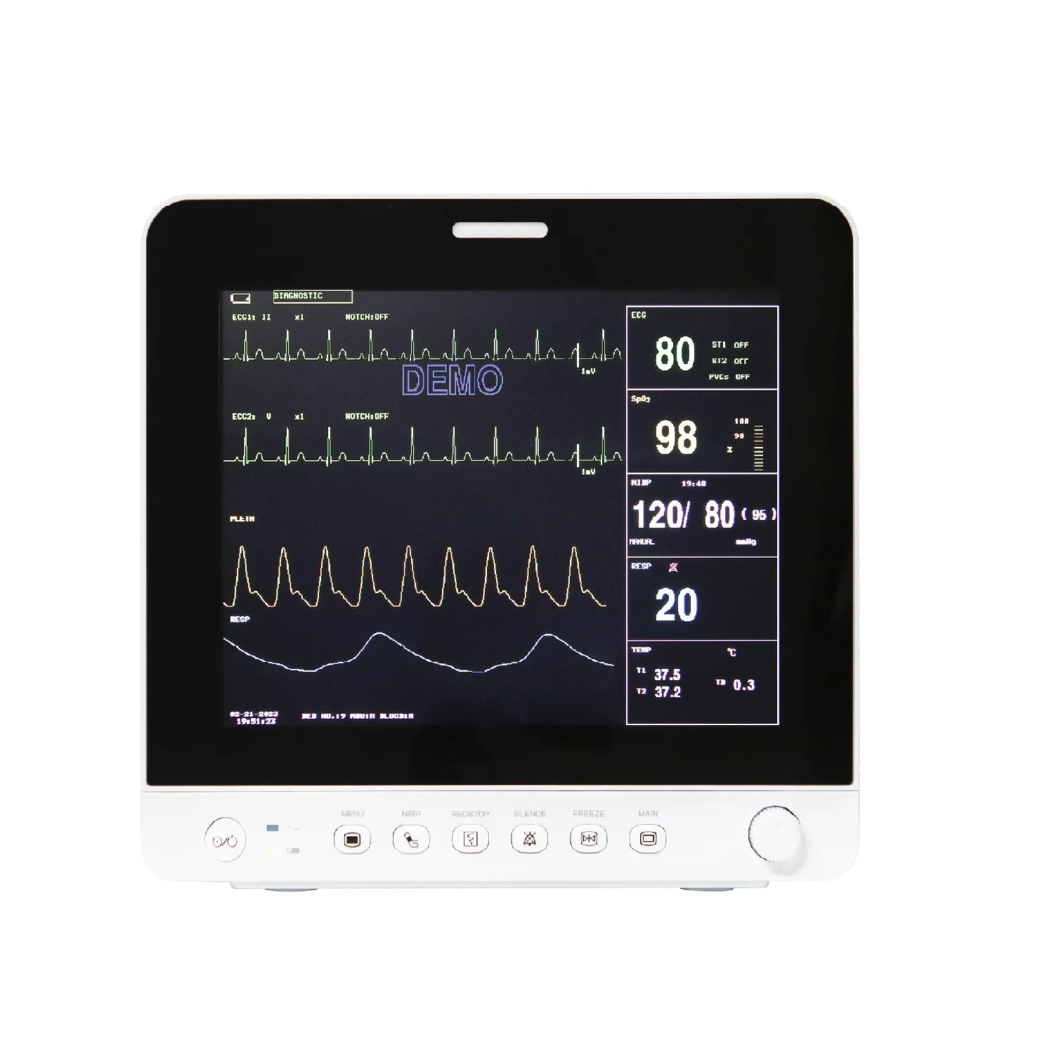CONTEC CMS9100 VET veterinary Vital Signs Monitor Portable Patient Monitor With CO2 PR SPO2