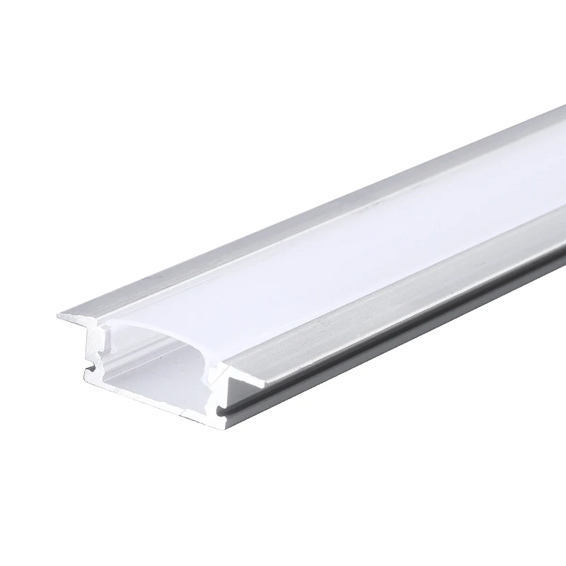17*7A For LED Stripes Al Strip Light Aluminum Milky Frosted Clear Cover Lighting LED Profiles