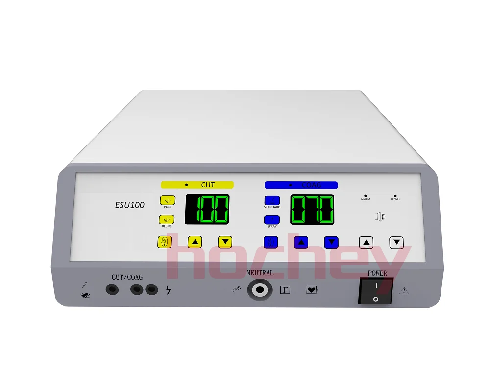 Hochey Medical 100W Electrosurgical Cautery Unit High Frequency Electrosurgery Unit with CE ISO