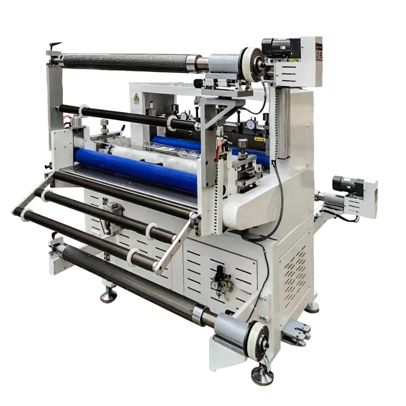 Multifunctional SJJQ - 800 coil cutting machine with slitting and laminating waste discharge and discharge all-in-one machine