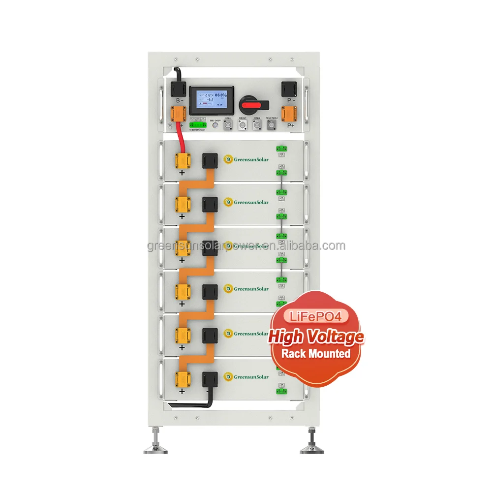 Greensun Встроенный BMS управляет своим собственным статусом высокого напряжения 1 МВт 48 В 51 2 100Ah 200Ah батарея солнечной системы