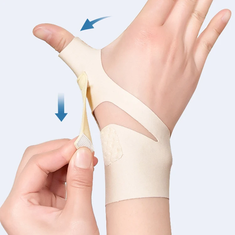 Thumb Support Finger Protector Thumb Brace with Removable Splint and Adjustable Straps Thumb Wrist Stabilizer for Arthritis