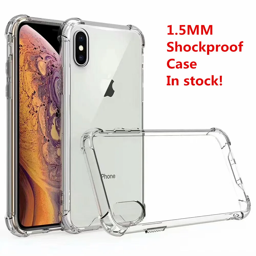 Противоударный жесткий акриловый прозрачный чехол для iPhone 11 оптом 1 5