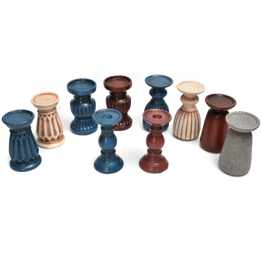 Acrylic Design Gift Home Decoration Holder Resin Candle Sticks