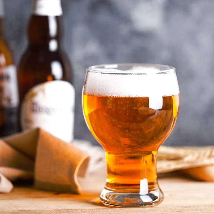 Wholesale funky glassware custom bar IPA beer glass cups 16 oz