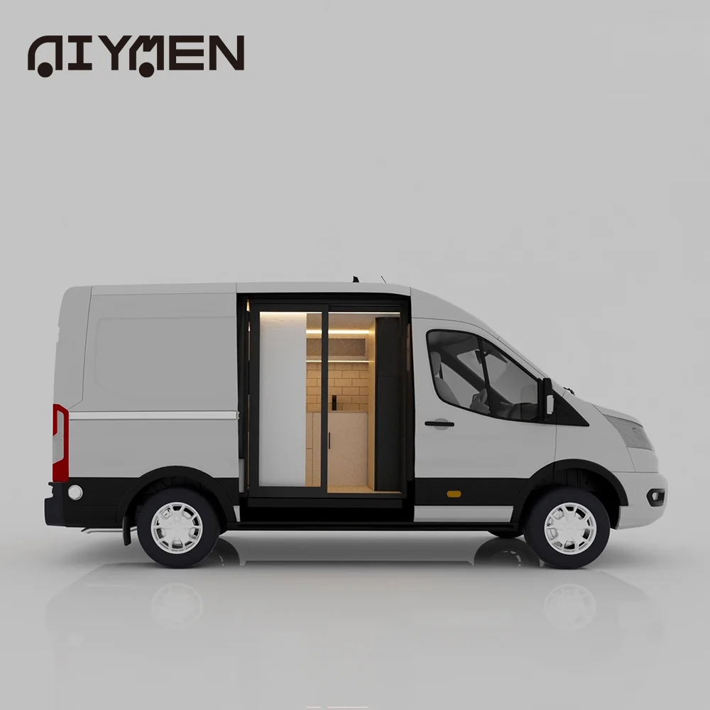 Pick Up Truck Camper Van Conversion Custom Capsule Units Cabinet Luxury Camper Van Box for Sale with Built-in Bathroom