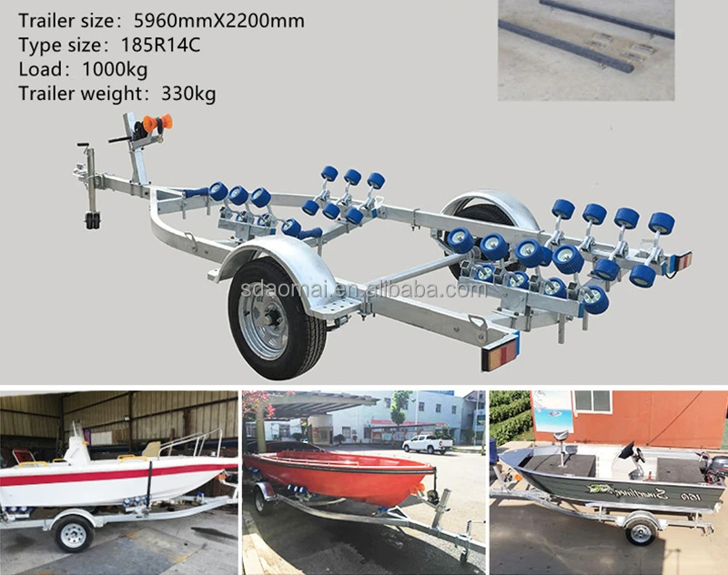 Aluminium Boat Trailer Factory Directly Supply High Quality Axles Trailer Boat