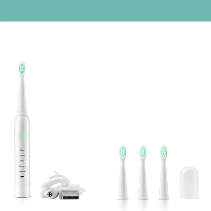 New Design With Different Brush Heads Automatic Sonic Electric Toothbrush Facial Cleansing Brush