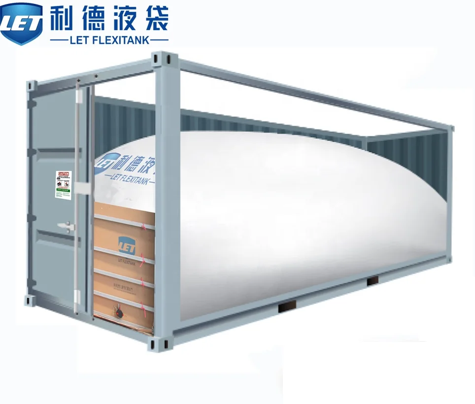 LET Oil Bulk Liquid Transport Food Grade Bag 24000 Liter Flexitank Container Liner 20ft Flexibags Flexitank price