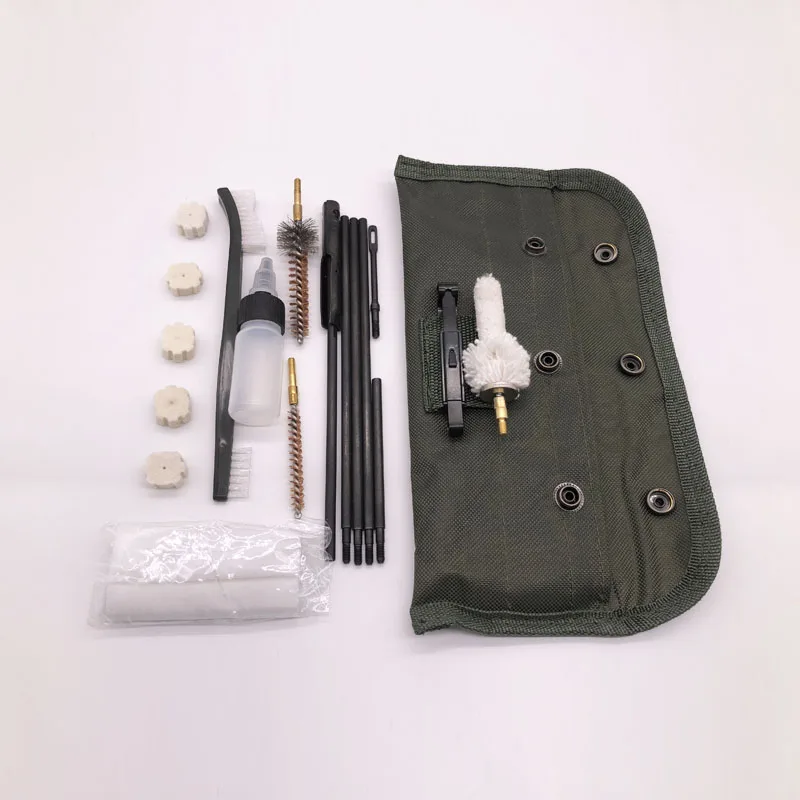 No.1001C Soft Field Pack Kit for Gun Cleaning with Nylon Two Ended Brush Felt 5.56mm Chamber stars