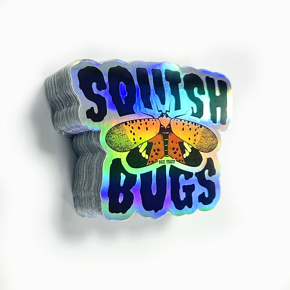 Custom die-cut vinyl sticker Printing packaging label self-adhesive waterproof kiss cut mark sticker