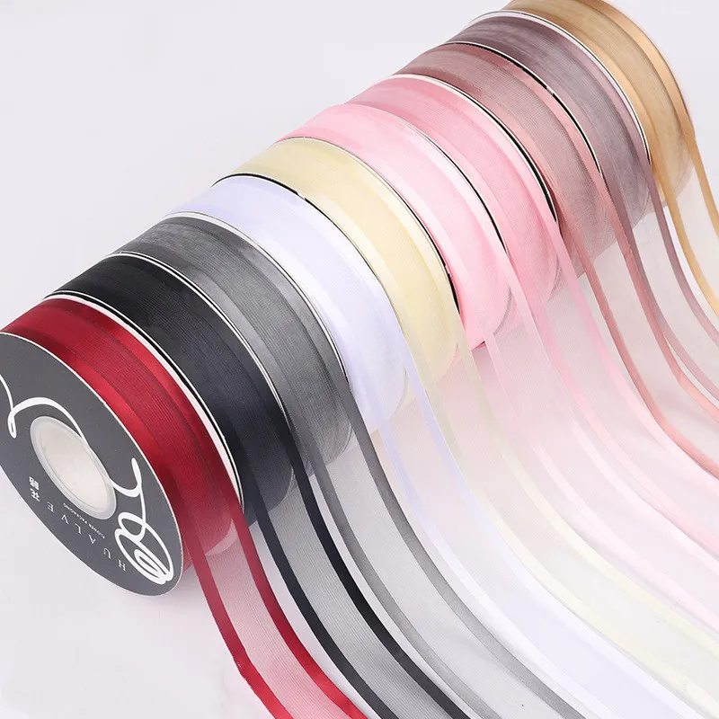 Zexwrap Polyester Ribbon Gift Wrap Handwork Diy Silk Ribbon Bow for Wedding Birthday Decorations