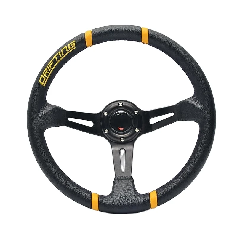 Universal PVC dish volante steering wheel 14 inch 350mm
