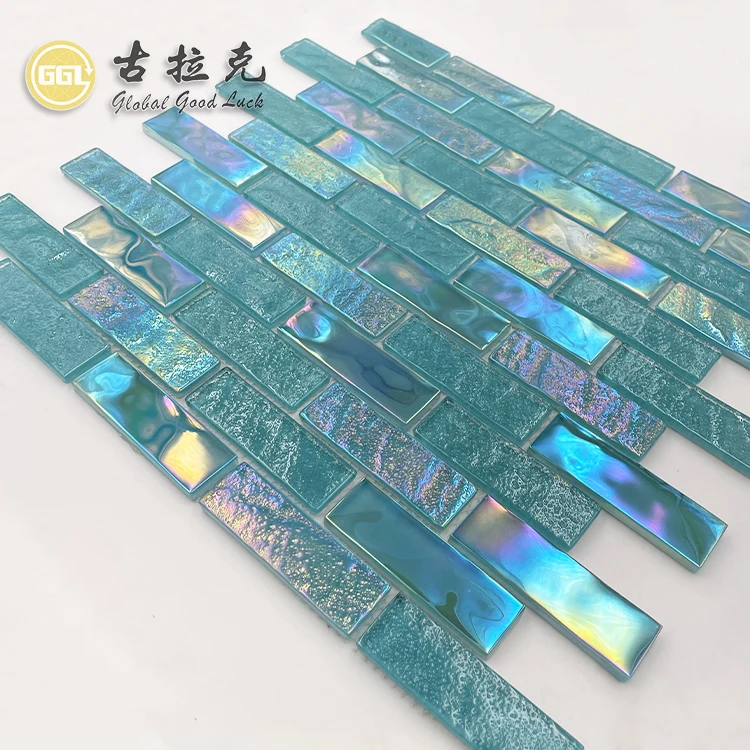swimming pool mozaic  glass tile mosaics hobby swimming pool glass mosaic iridescent