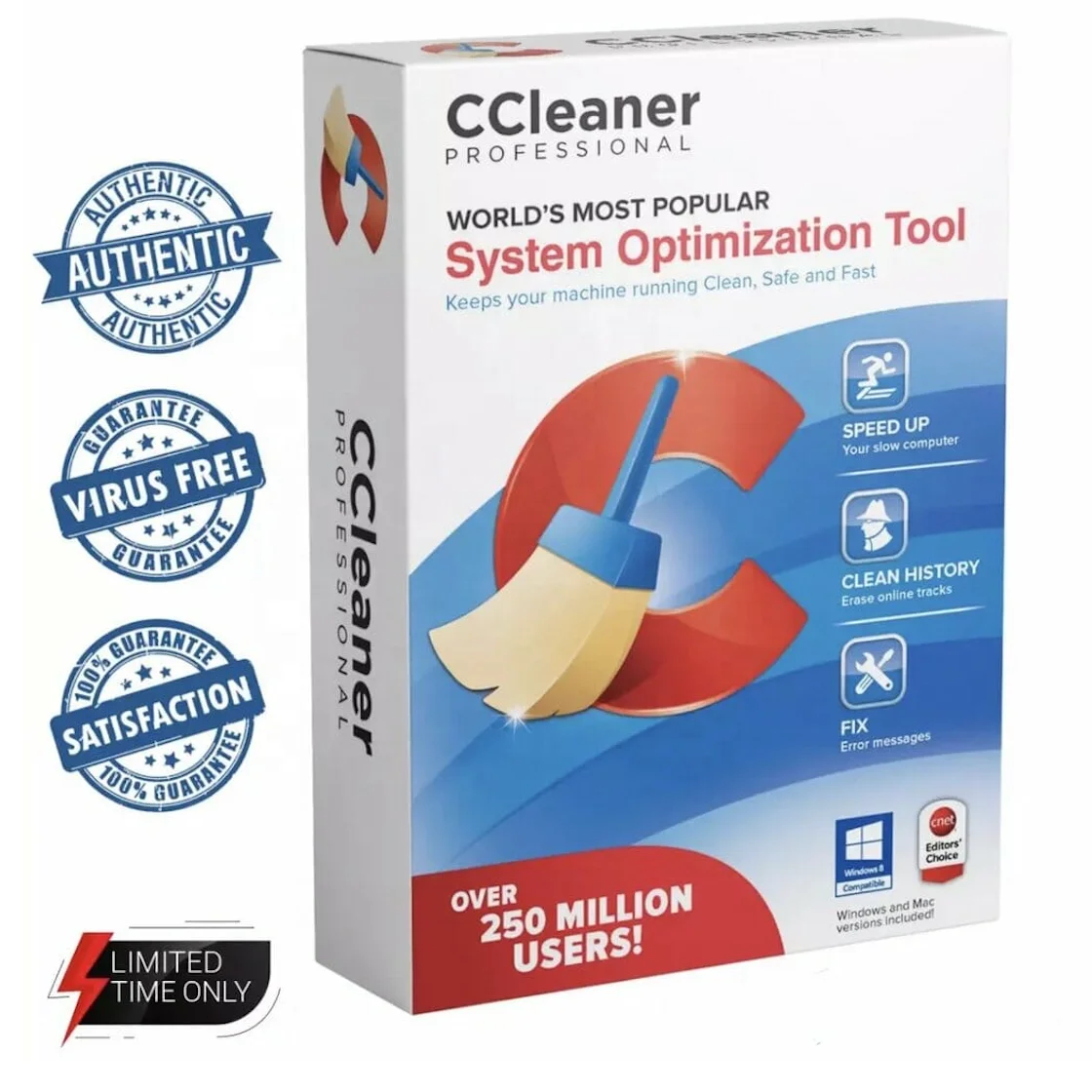 24/7 онлайн CCleaner Pro плюс ключ 3 ПК 1 год официальный оригинальные лицензионный для очистки компьютера оптимизация программного