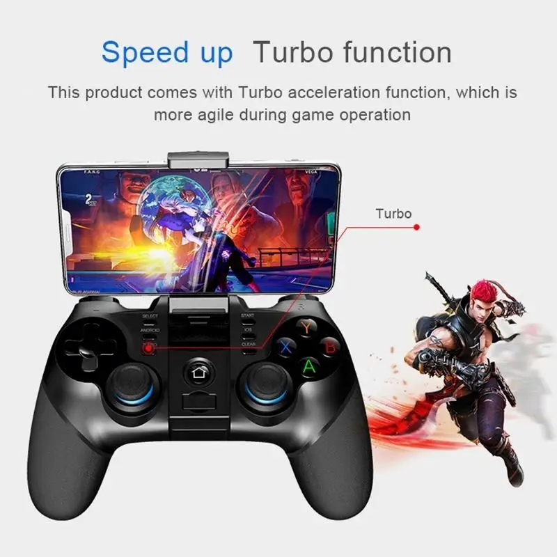 Gamepad 2.4G Wireless Controller Mobile Joystick Compatible With Ios/Android For Phone/Tablet/Pc