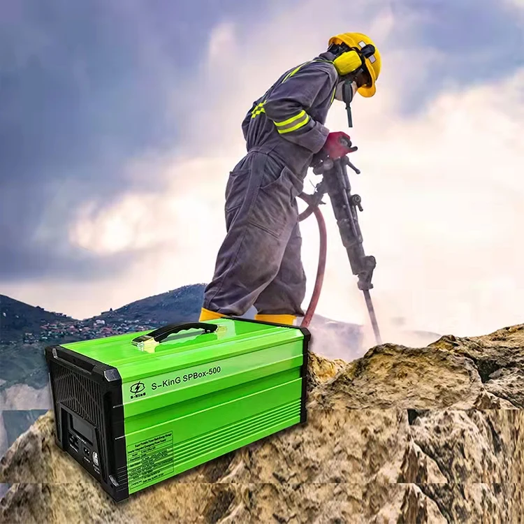 Solar 500W power generator, which can power laptops, mobile phones and mini refrigerators