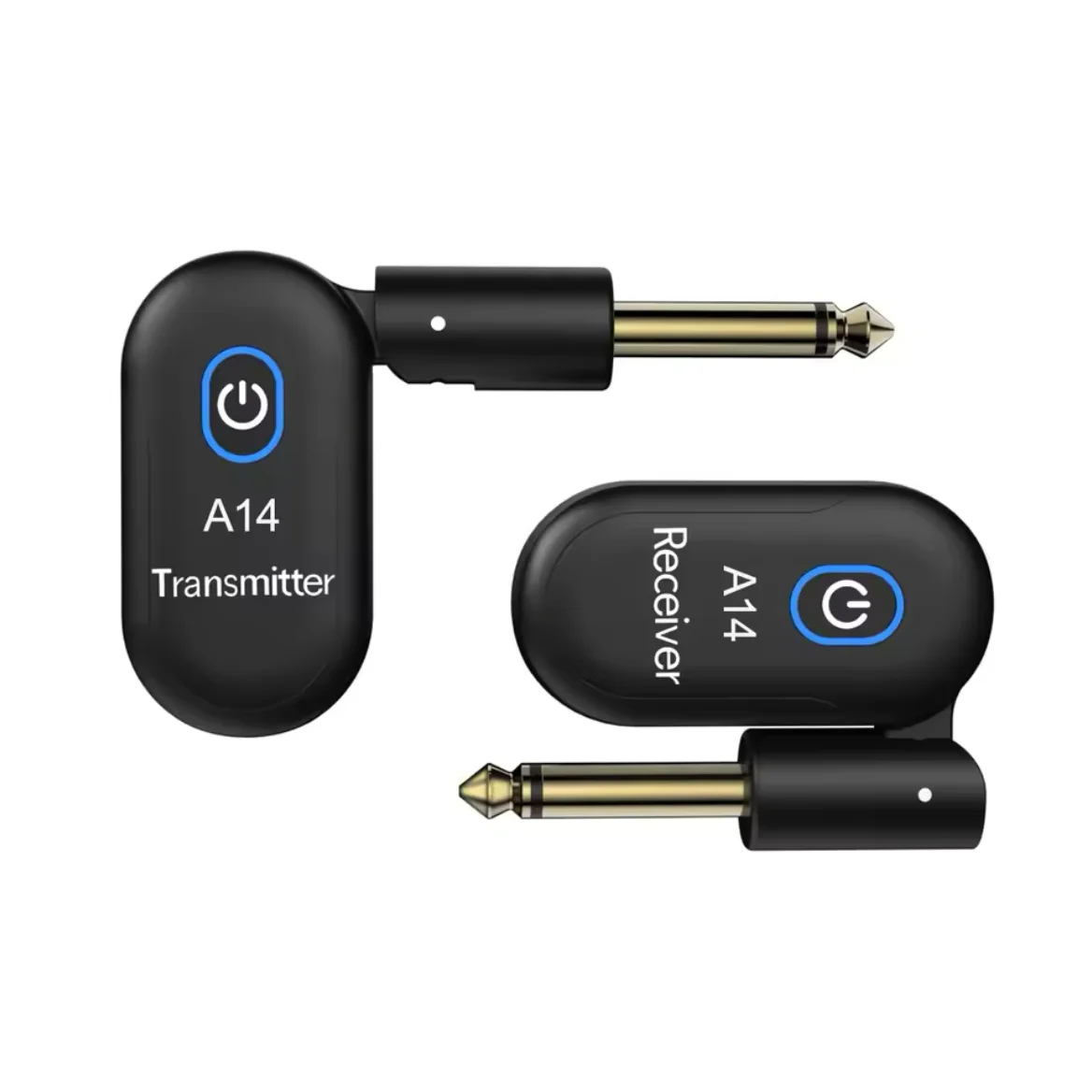 Wholesale 2.4G wireless system guitar transmitter receiver and bass for stringed musical instrument guitar parts and accessories