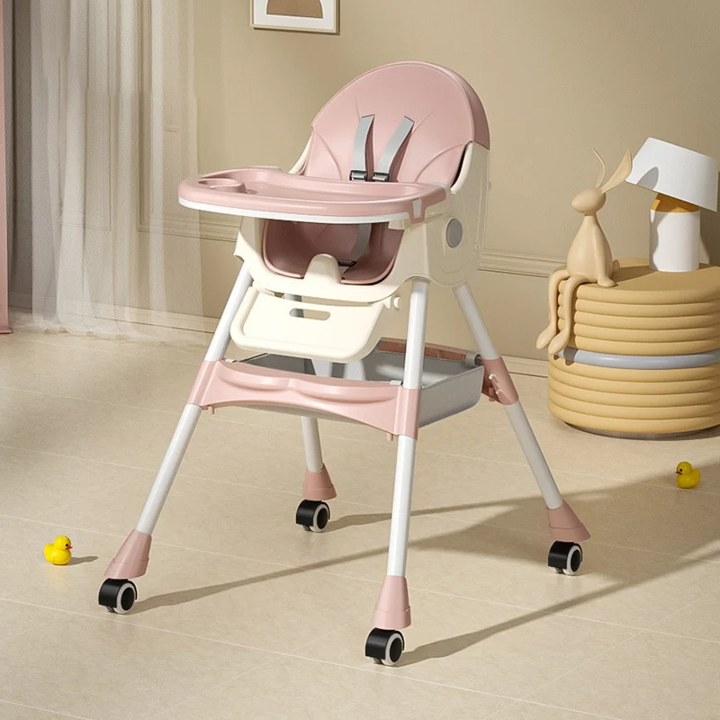 Wholesale 3 In 1Multi-function New Model Portable Soft Plastic Kids Eating Safety High Chair For Baby Feeding
