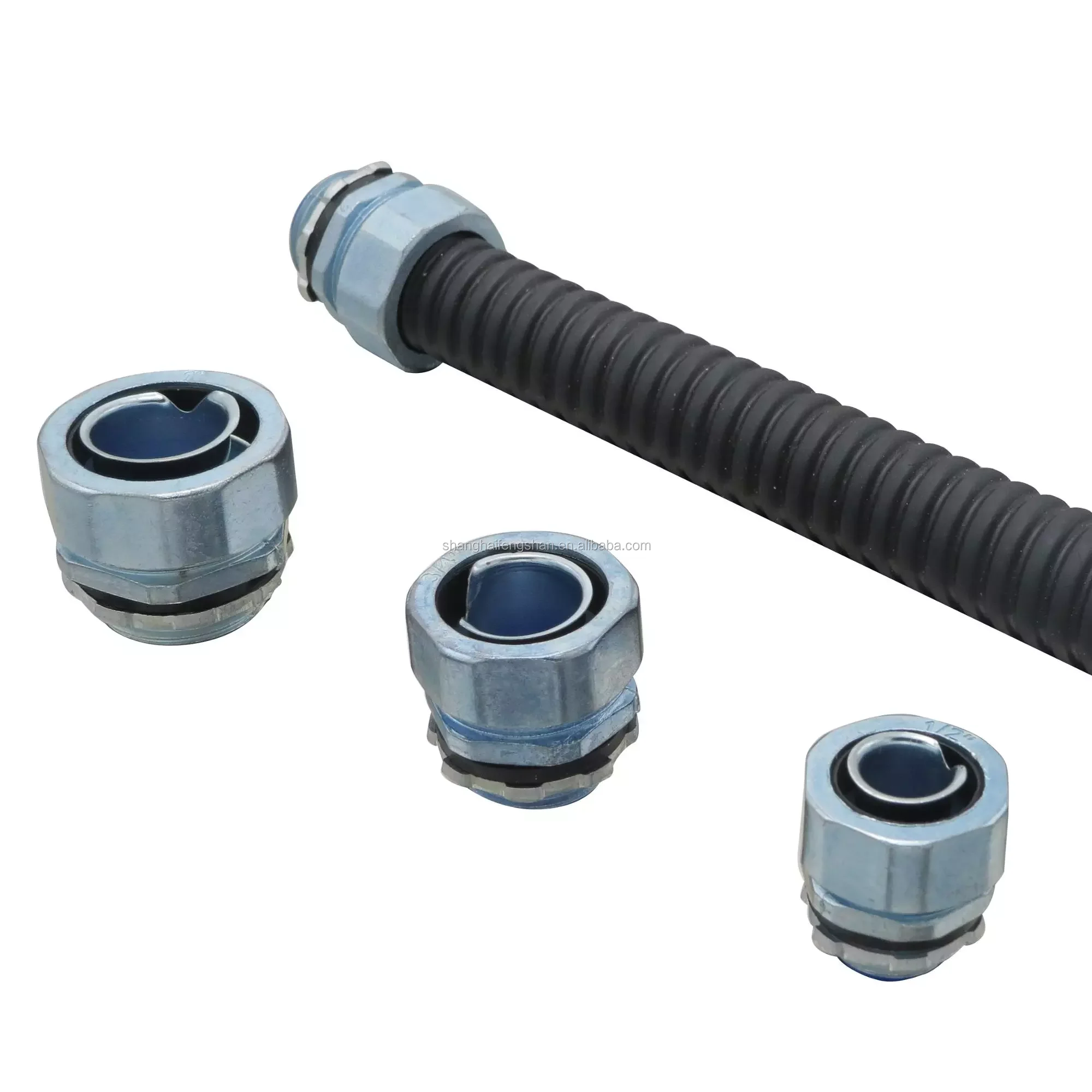 Female Liquid Tight Angle Connector flexible metal conduit connector for electrical