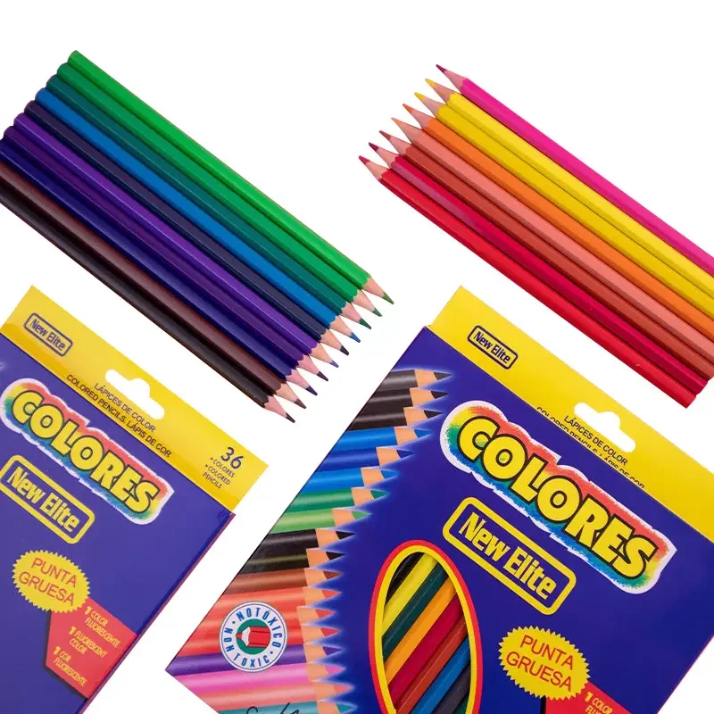 Professional 12-Color Drawing Pencils Set Oily Wood for Artist Graffiti School-Colored Pencils