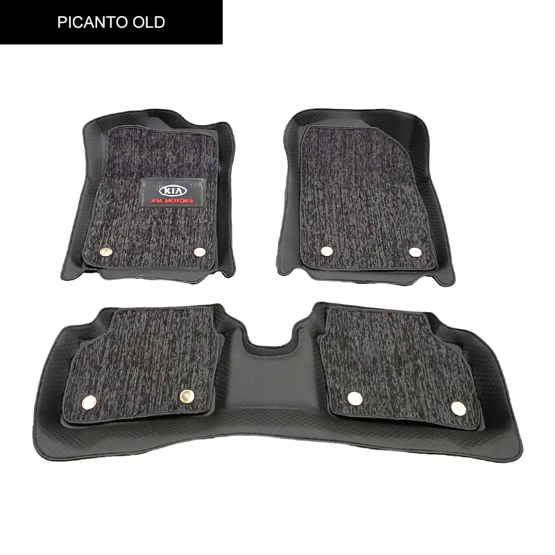 Hot Sale Special Car Only Leather 5D Diamond Car Floor Foot Mats for NEXIA-3