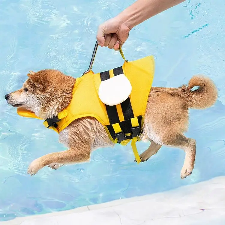 Reflective Safety Dog Pet Life Jacket Cloth Custom Anxiety Jacket For Dog Swimming Vest Pet Safety Vest With Handle