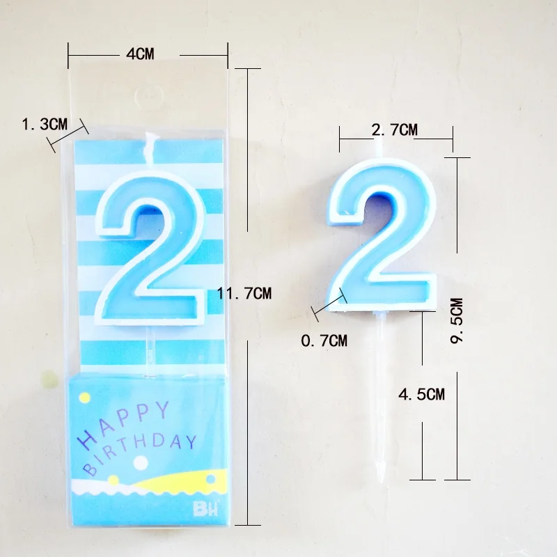 macaroon number candle