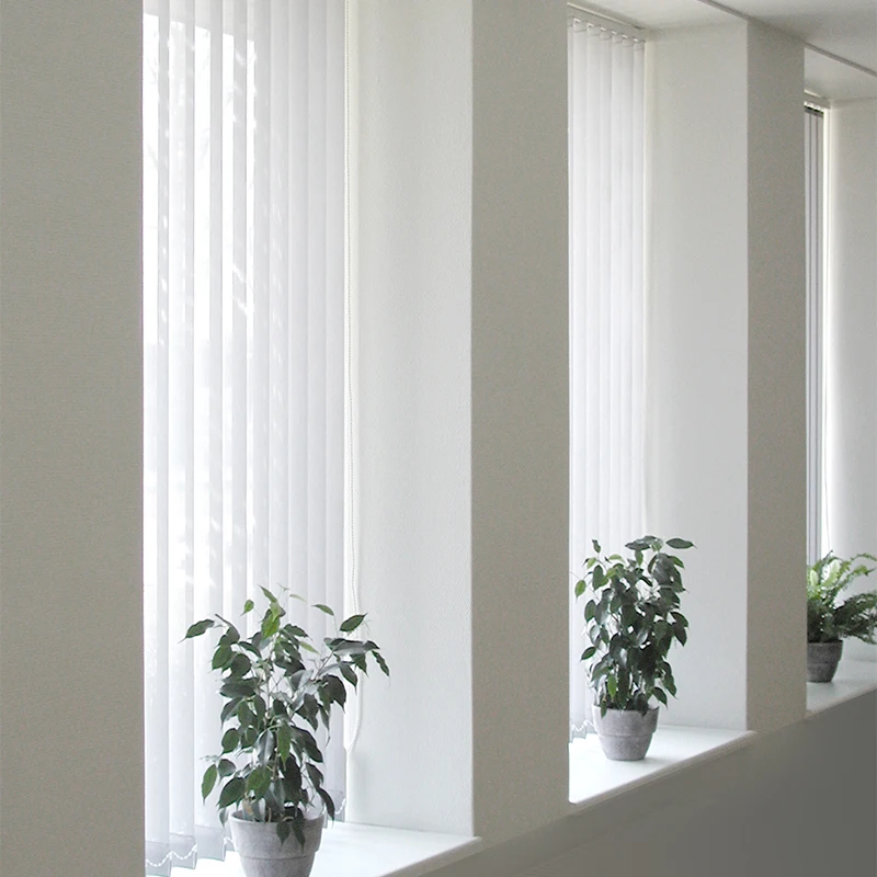 Hot seal windows customized 89mm slat vertical blinds wholesale