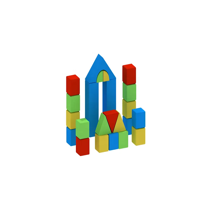 Creativity and colorful kids blocks combination kids soft indoor playground equipment