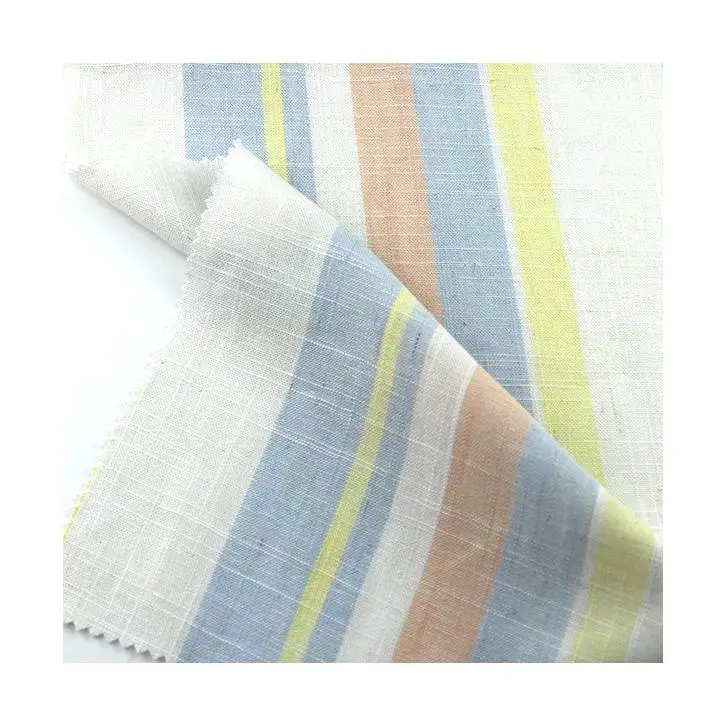 210gsm 30 Лен 70 искусственный шелк смешанная ткань для брюк для женщин