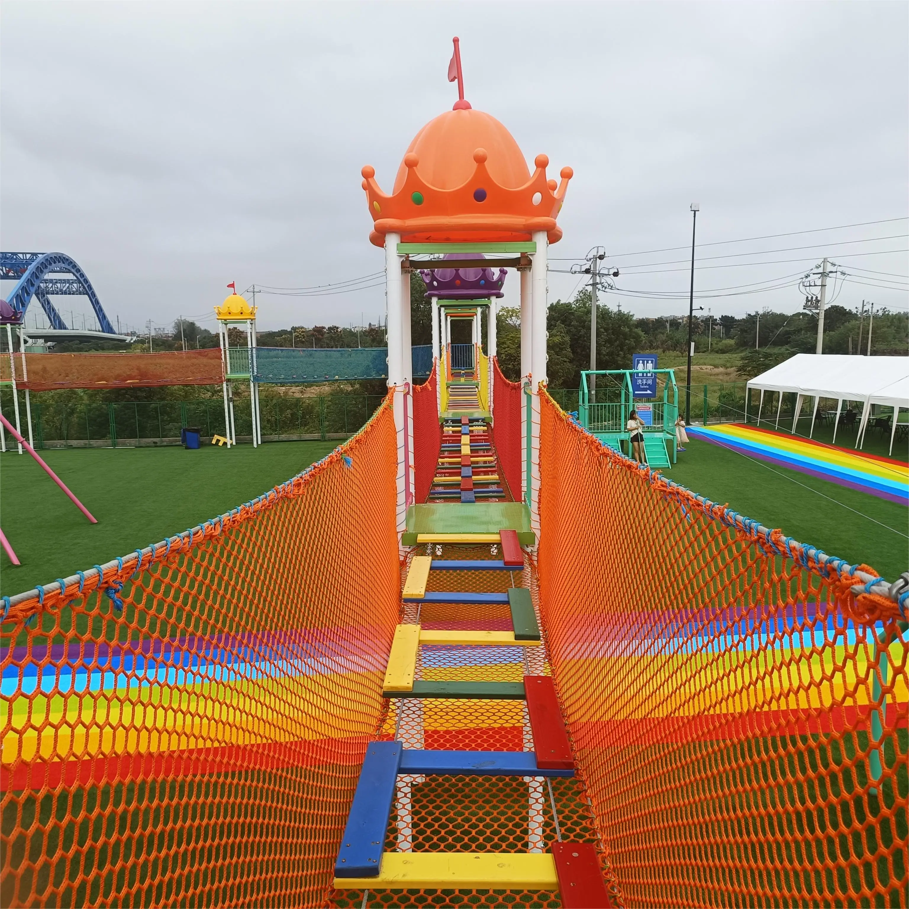 Amusement Park Ride  Kids Play Salon Swings  Seesaw Play Ground Kids Slides and Swing Play
