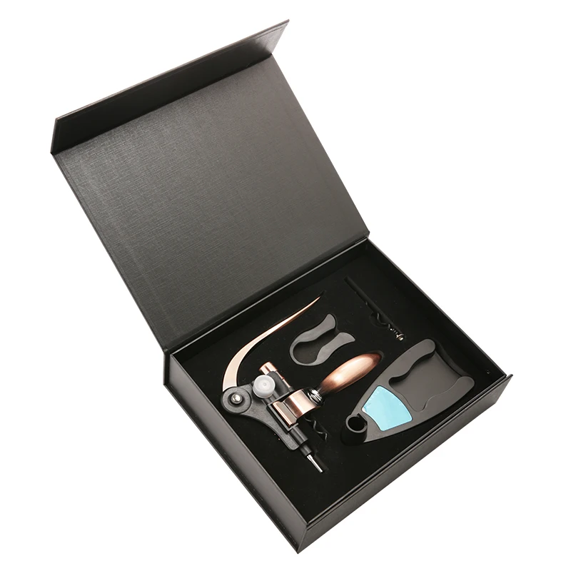 2022 New Bronze Rabbit Wine Corkscrew with Foil Cutter