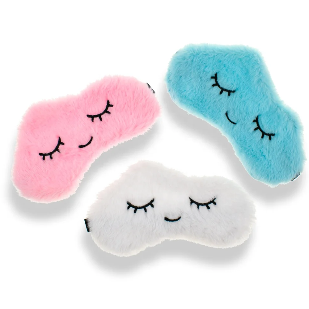 
Adjustive Cloud Plush Eye cover Blindfold Cartoon Sleep Eye Mask for Girlfriend Gifts for Travelling for Remove Dark Circles 