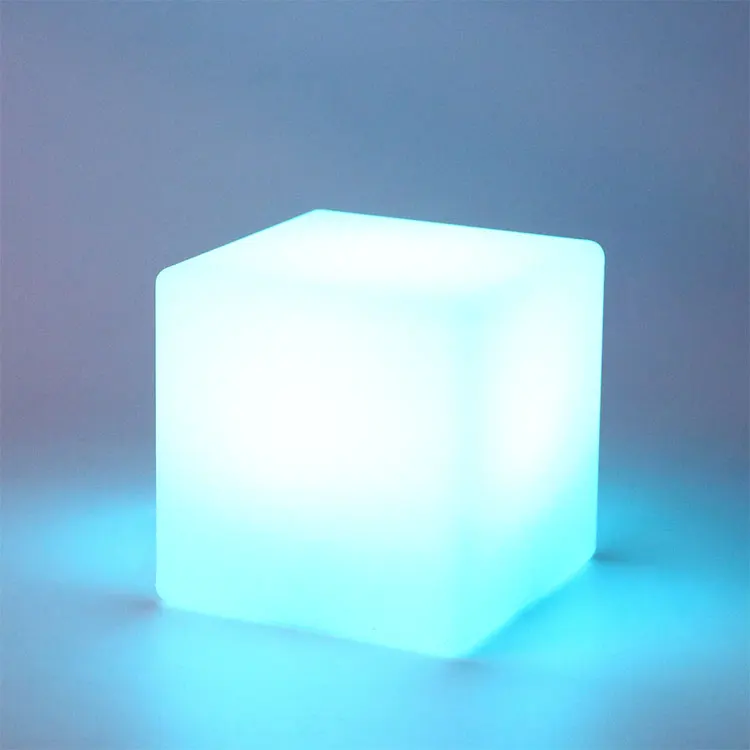 Amazon Hot Sale Bar Popular Led Color Lighting Cube Stool Landscape Lighting Led Light Stool
