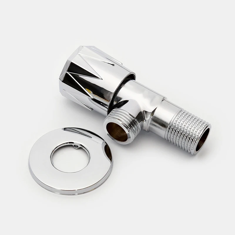 Faucet Accessories 1/2 inch water stop 90 degree Brass Cartridge taps Triangle valve Brass Angle Valve
