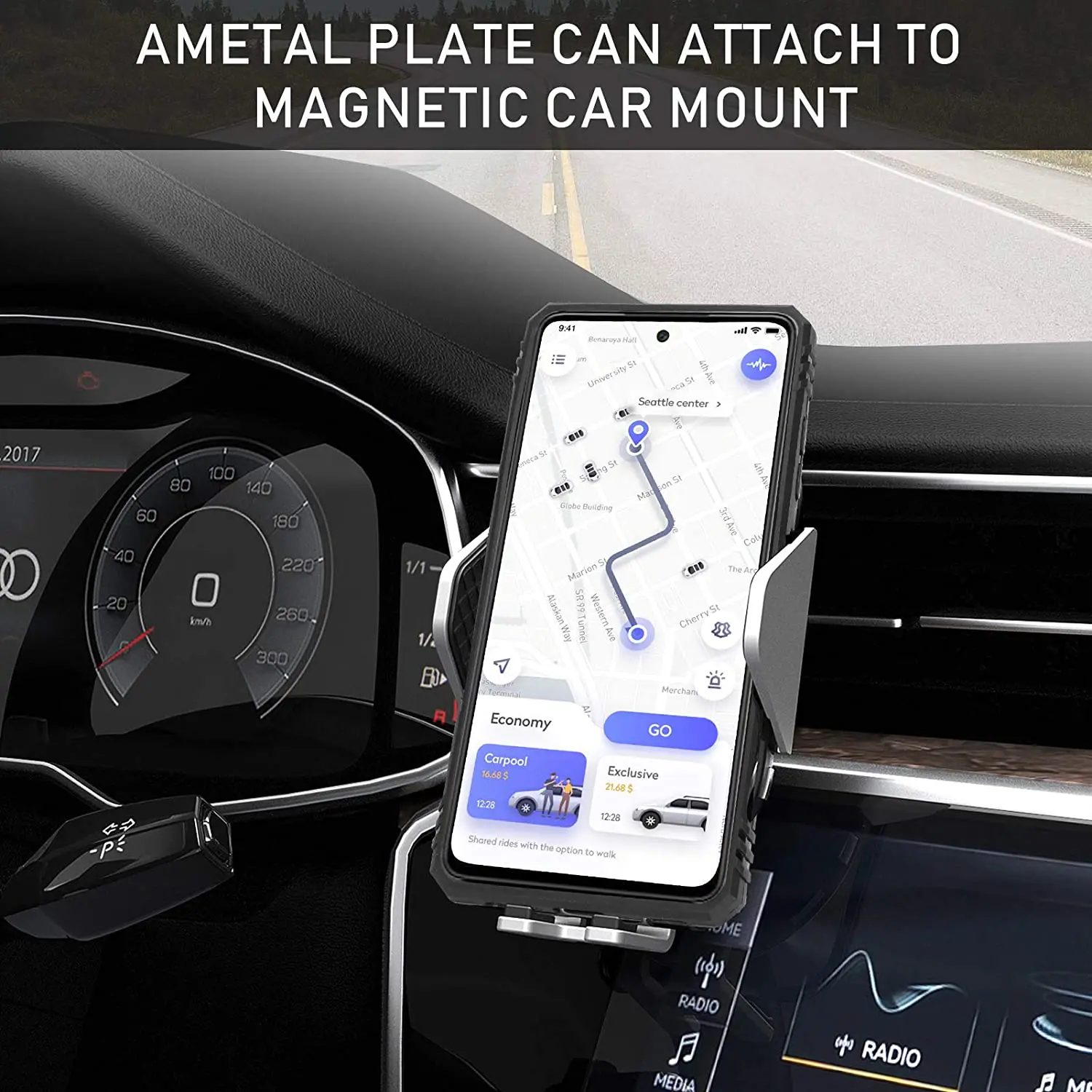 Amazon Hot Sale Magnetic Car Holder Ring Phone Cases Shockproof Cover Compatible with  LG Stylo 6 Smartphone