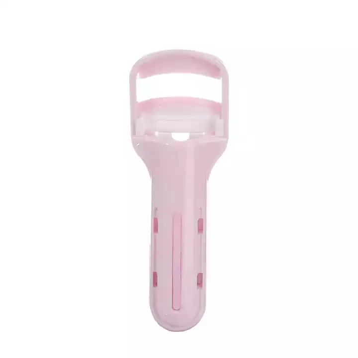Biumart Makeup Tools Eyelash Curler Portable Press Type Eyelash Curler Not Pinch Eyelid Lash Curl Lasting False Eyelash Clip
