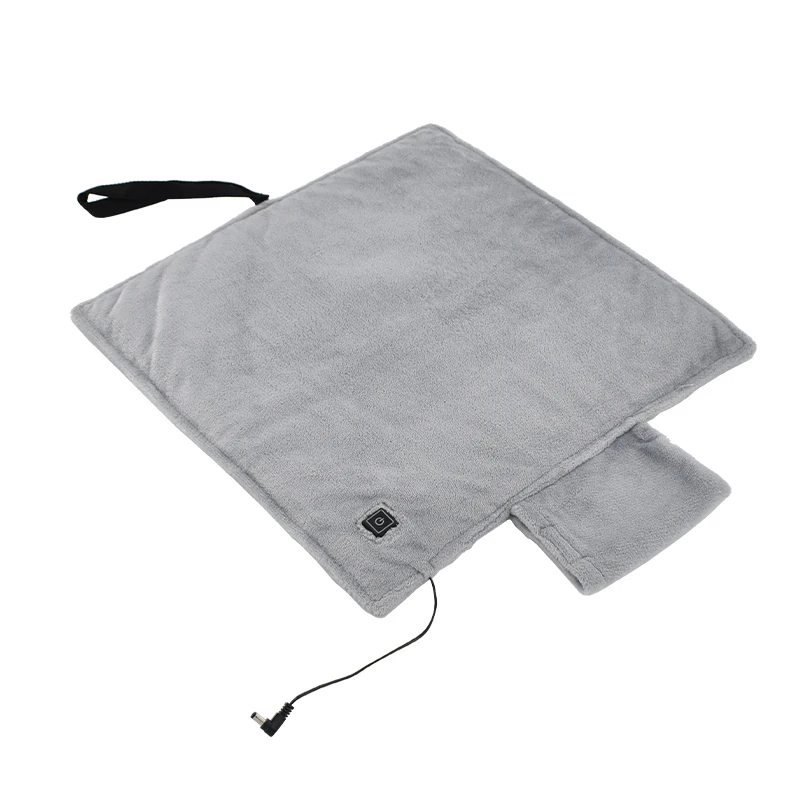 Best Selling Rechargeable Heating pad heated mini blanket auto off heating pain relief pack for body use warmer pad