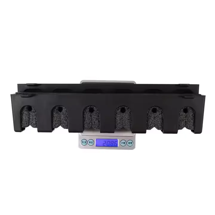 High quality factory Fishing Accessories Fishing Rod Plastic Wall mounted Fishing Rod rack
