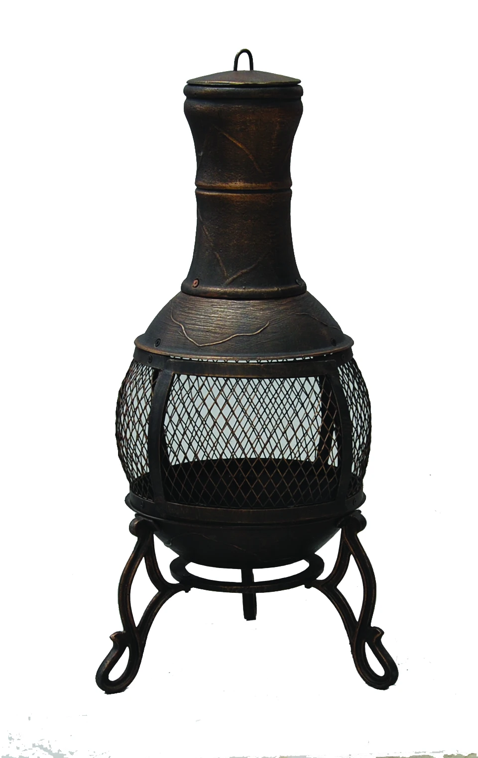 Whole cast iron 89cm H outdoor chiminea chimney